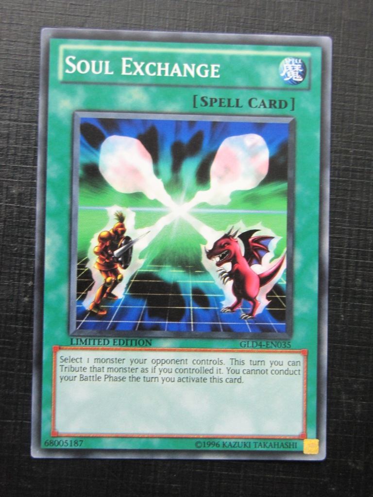 SOUL EXCHANGE GLD4 - Yugioh Card # 3D97