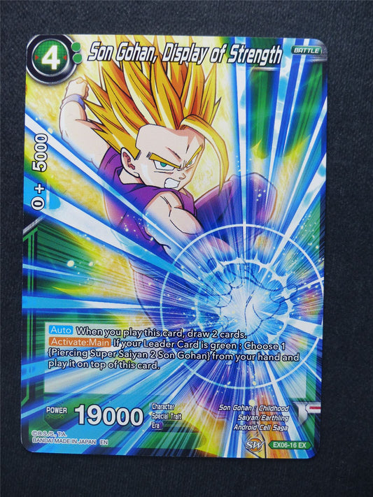 Son Gohan Display of Strength - Dragon Ball Super Cards #X5
