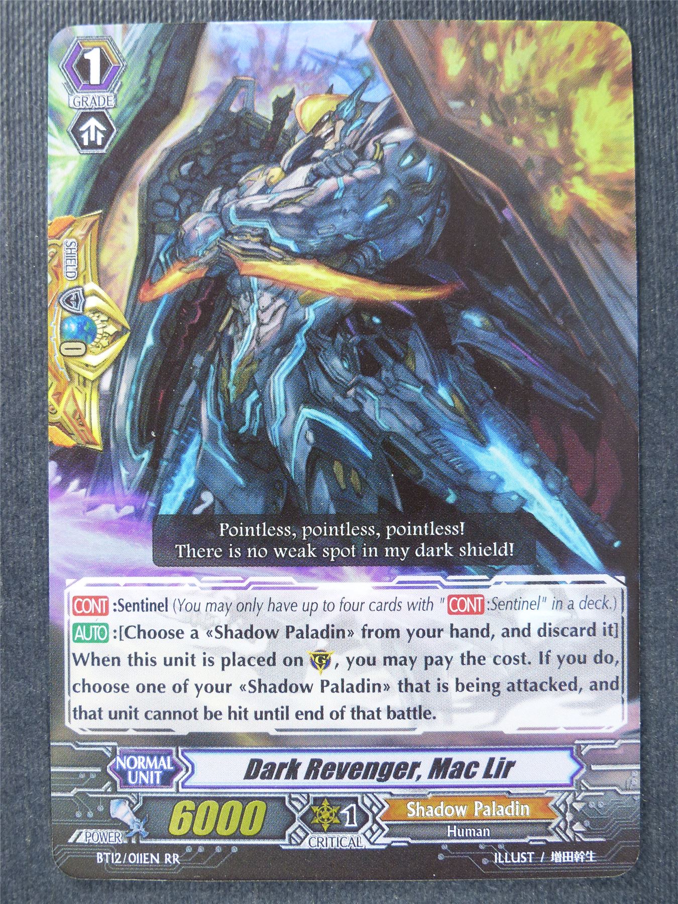 Healthful Intendant V-BT07 RRR - Vanguard Cards #21