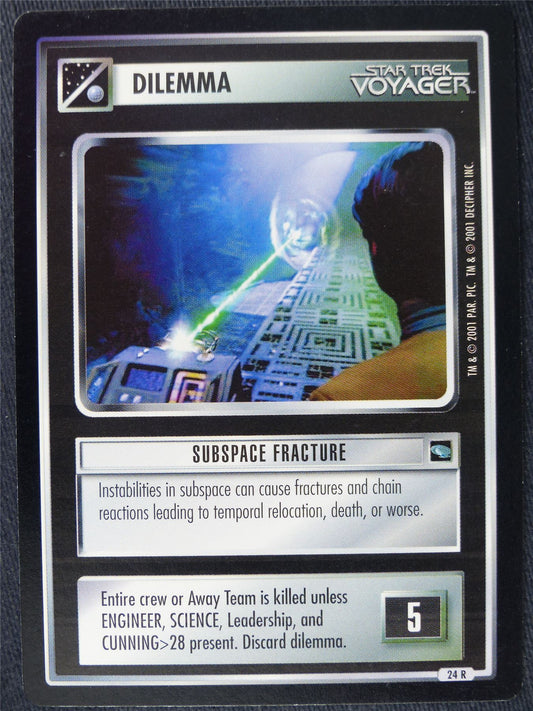 Subspace Fracture 24 R - Voyager - Star Trek Cards #LY