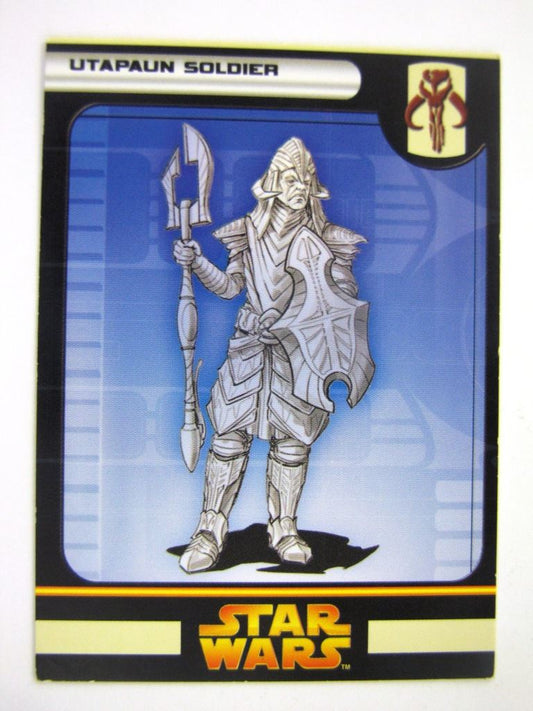 Star Wars Miniature Spare Cards: UTAPAUN SOLDIER # 11B15