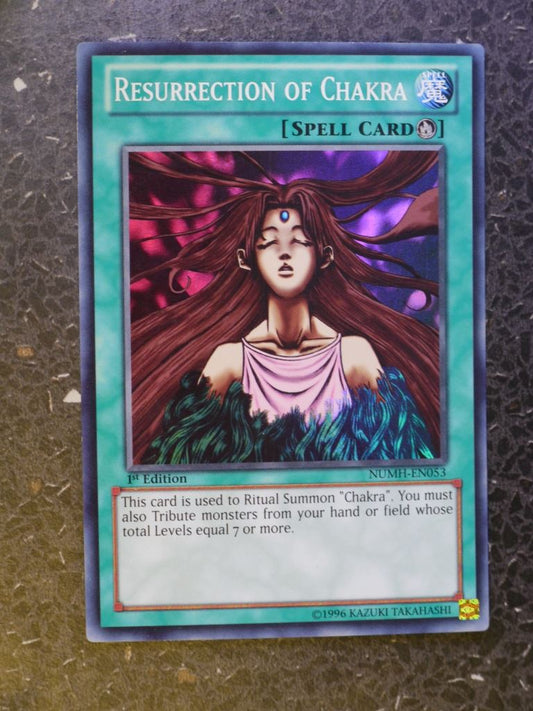 Yugioh Cards: RESSURECTION OF CHAKARA NUMH SUPER RARE # 3D60