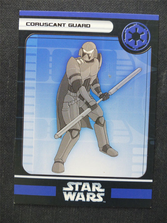 Coruscant Guard 46/60 - Star Wars Miniatures Spare Cards #96