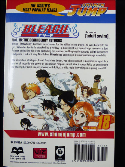 BLEACH Volume 18 - Shonen Jump Viz Manga #3IS
