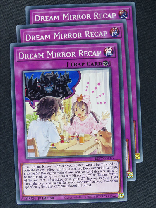 Dream Mirror Recap x3 - Yugioh Cards #YB