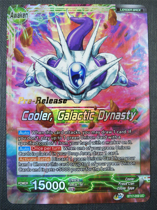 Cooler Galactic Dynasty Pre-Release Promo Foil - Dragon Ball Super Card #5HF