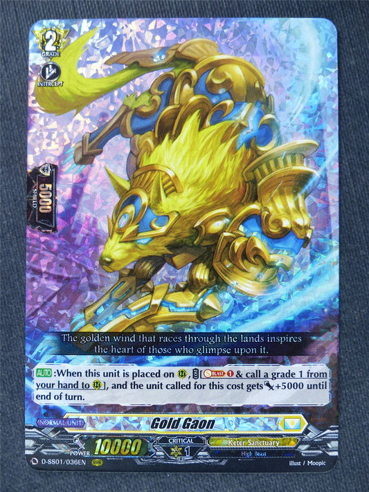 Gold Gaon D-SS01 RRR - Vanguard Cards #15V