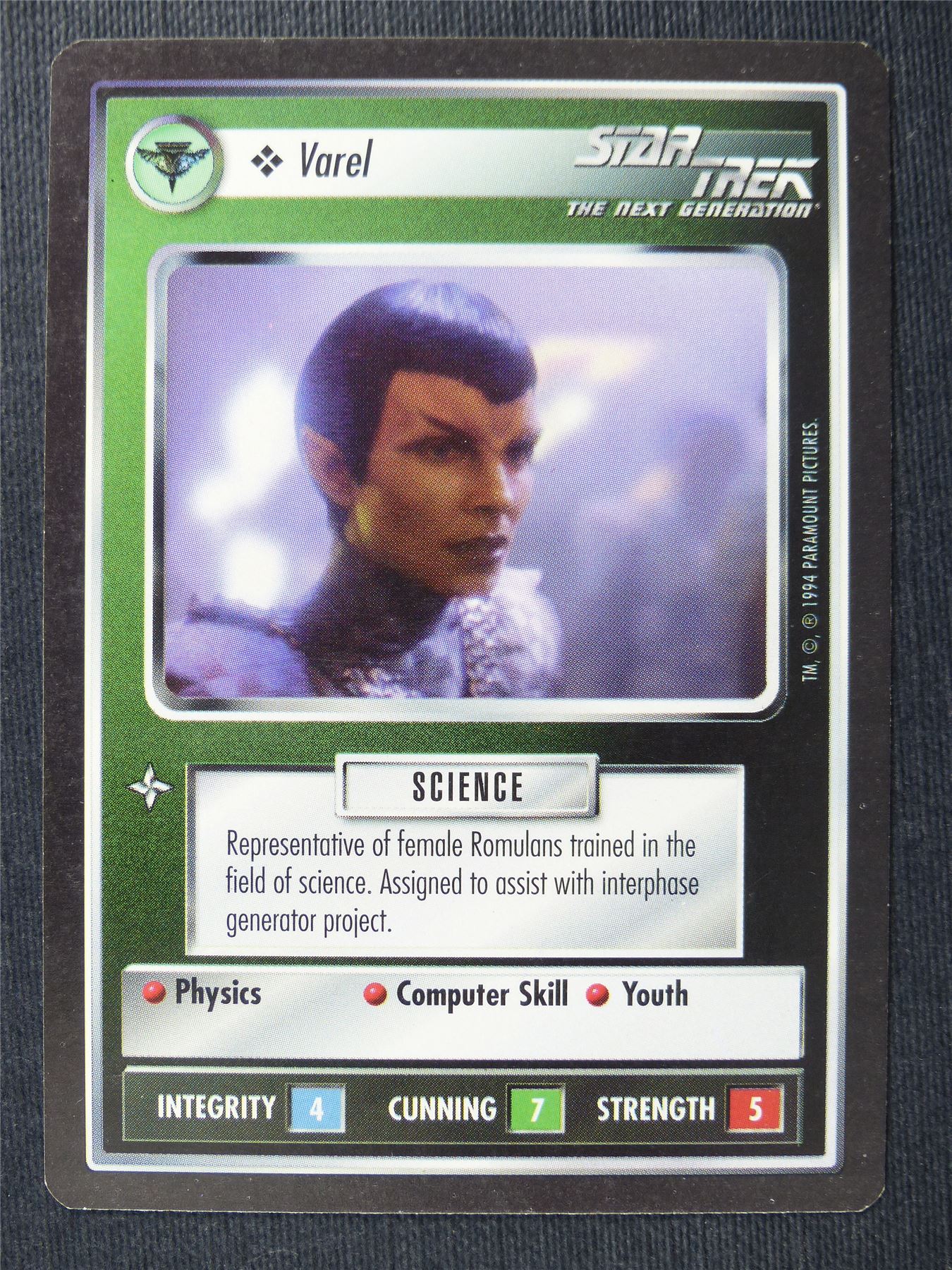 Varel - NG - Star Trek Cards #SS