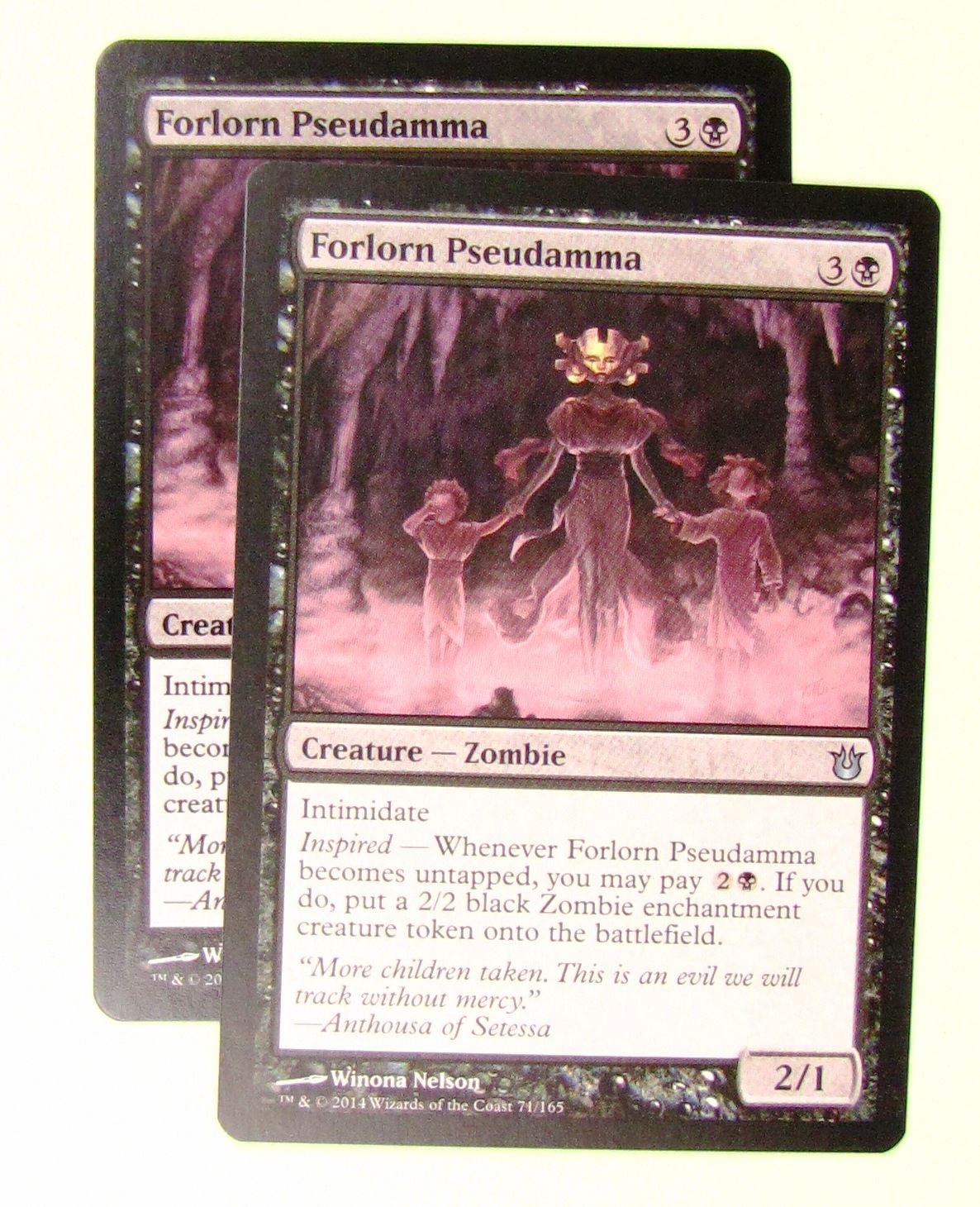 MTG Magic the Gathering Born of the Gods: Forlorn Pseudamma x2