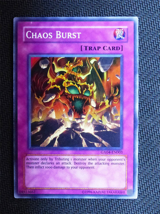 Chaos Burst - GX04 - Super Rare - Yugioh Card # 1G54