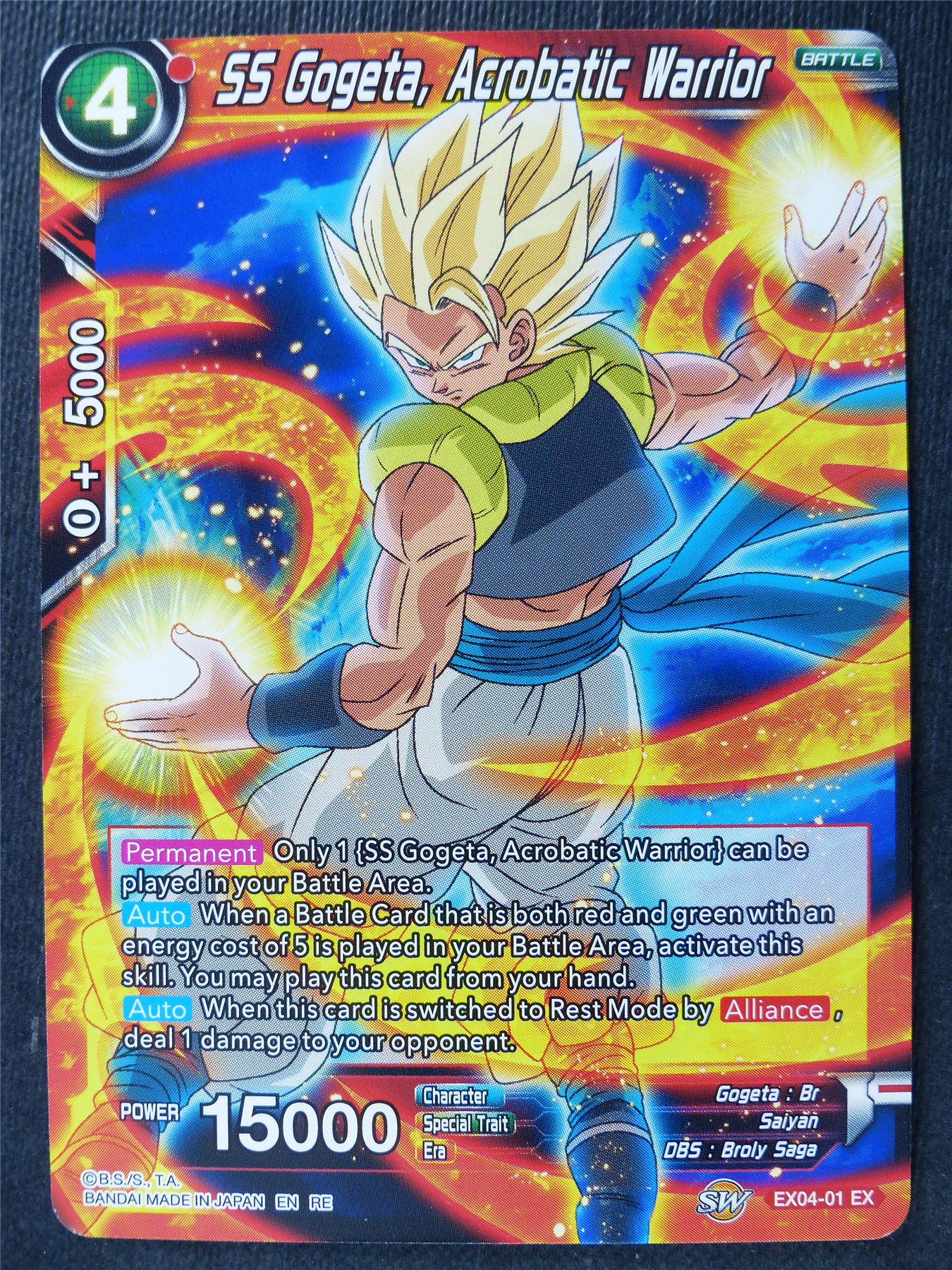 SS Gogeta Acrobatic Warrior - Mythic Booster - Dragon Ball Super Card #458