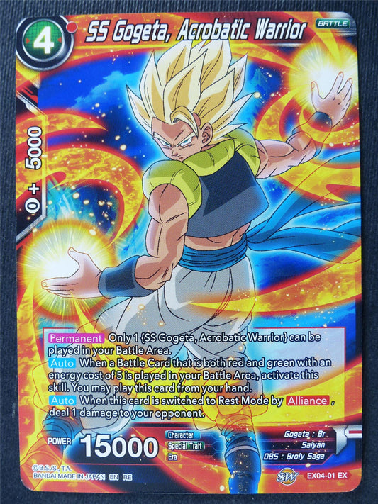 SS Gogeta Acrobatic Warrior - Mythic Booster - Dragon Ball Super Card #458