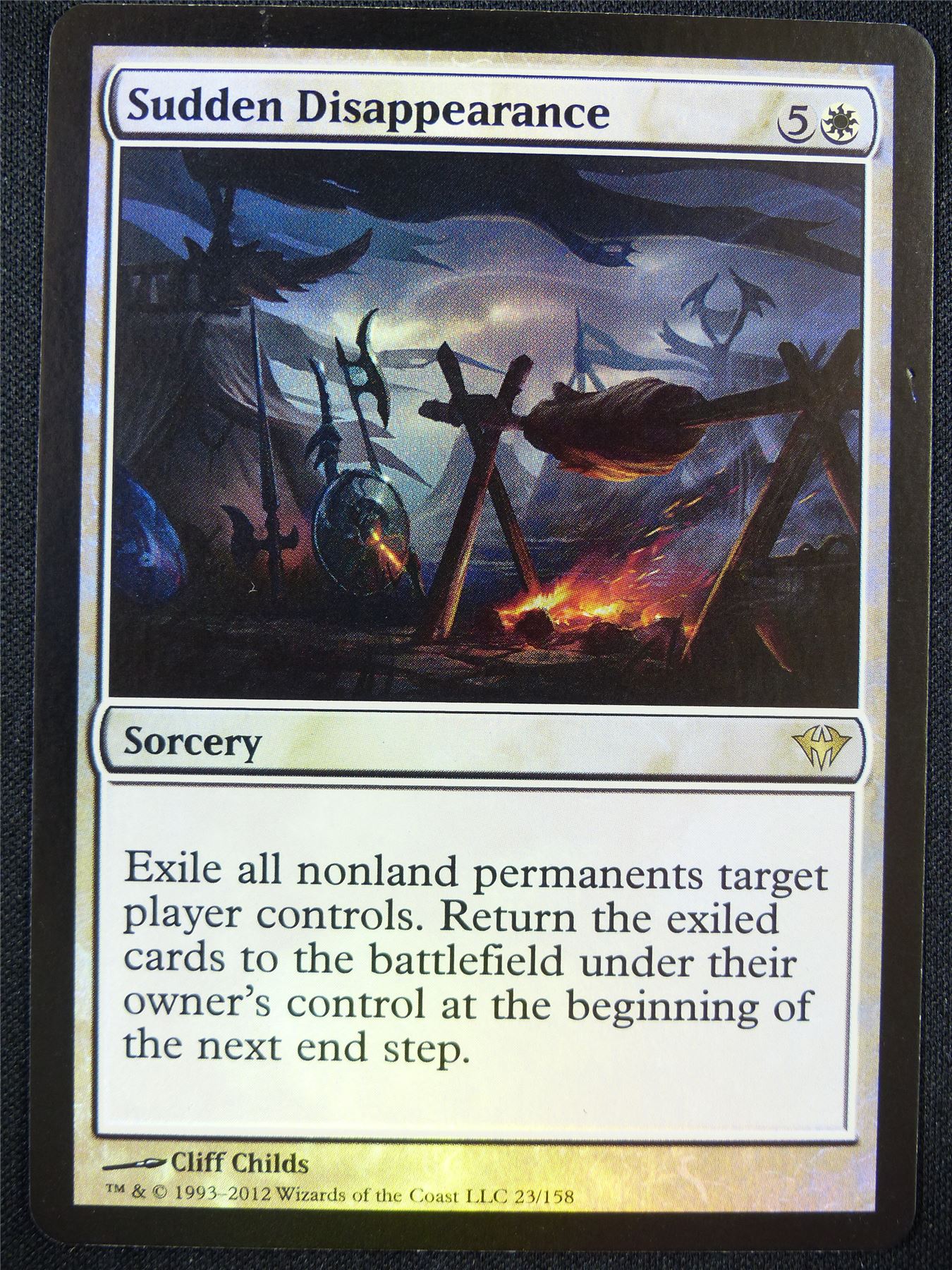 Sudfden Disappearance Foil - Mtg Card #2QO