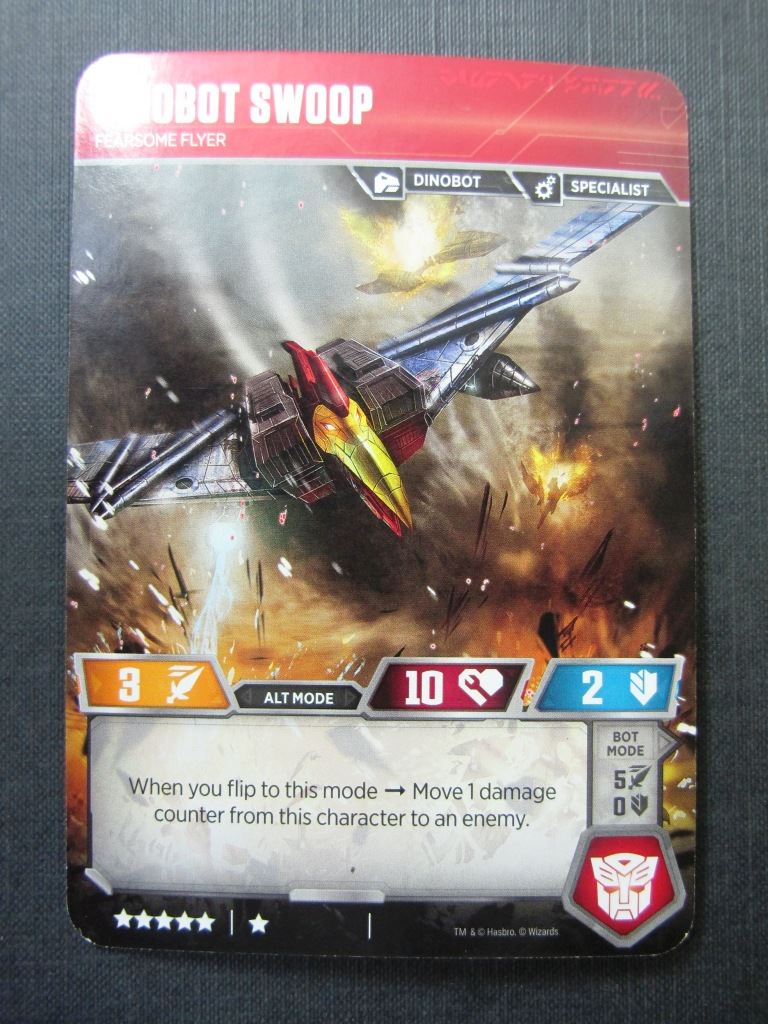 Dinobot Swoop CT T19/T40 - Transformers Cards # 7B99