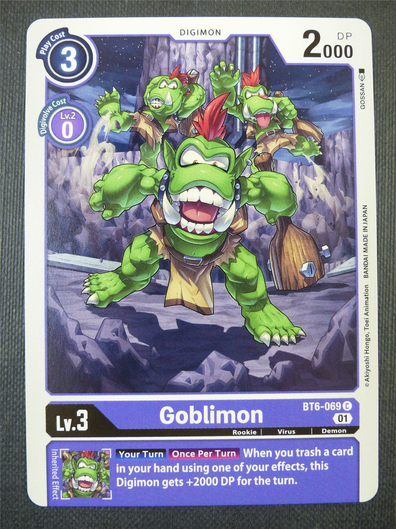 Goblimon BT6-069 C - Digimon Card #61B