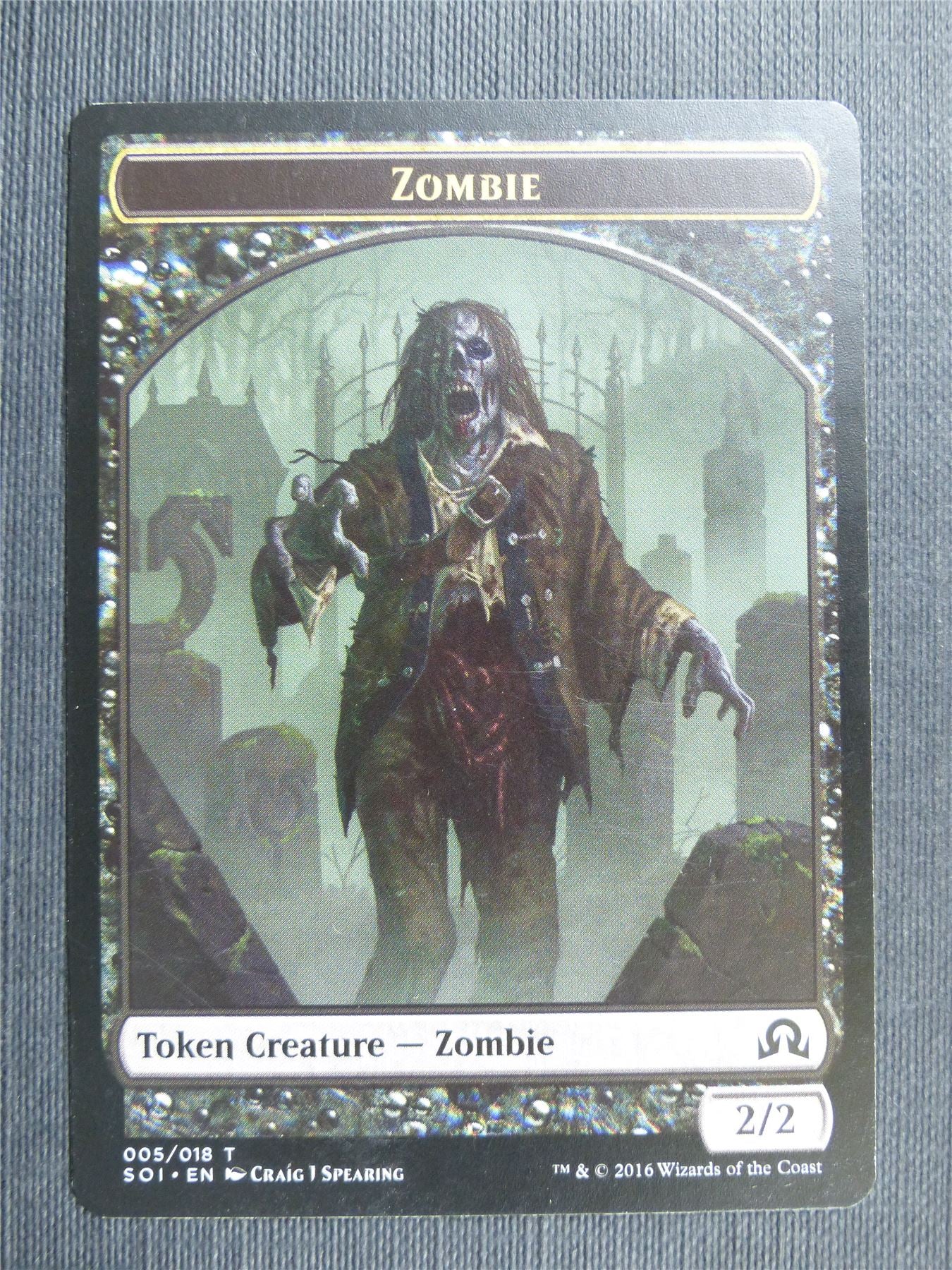 Zombie Token - Mtg Magic Cards #465