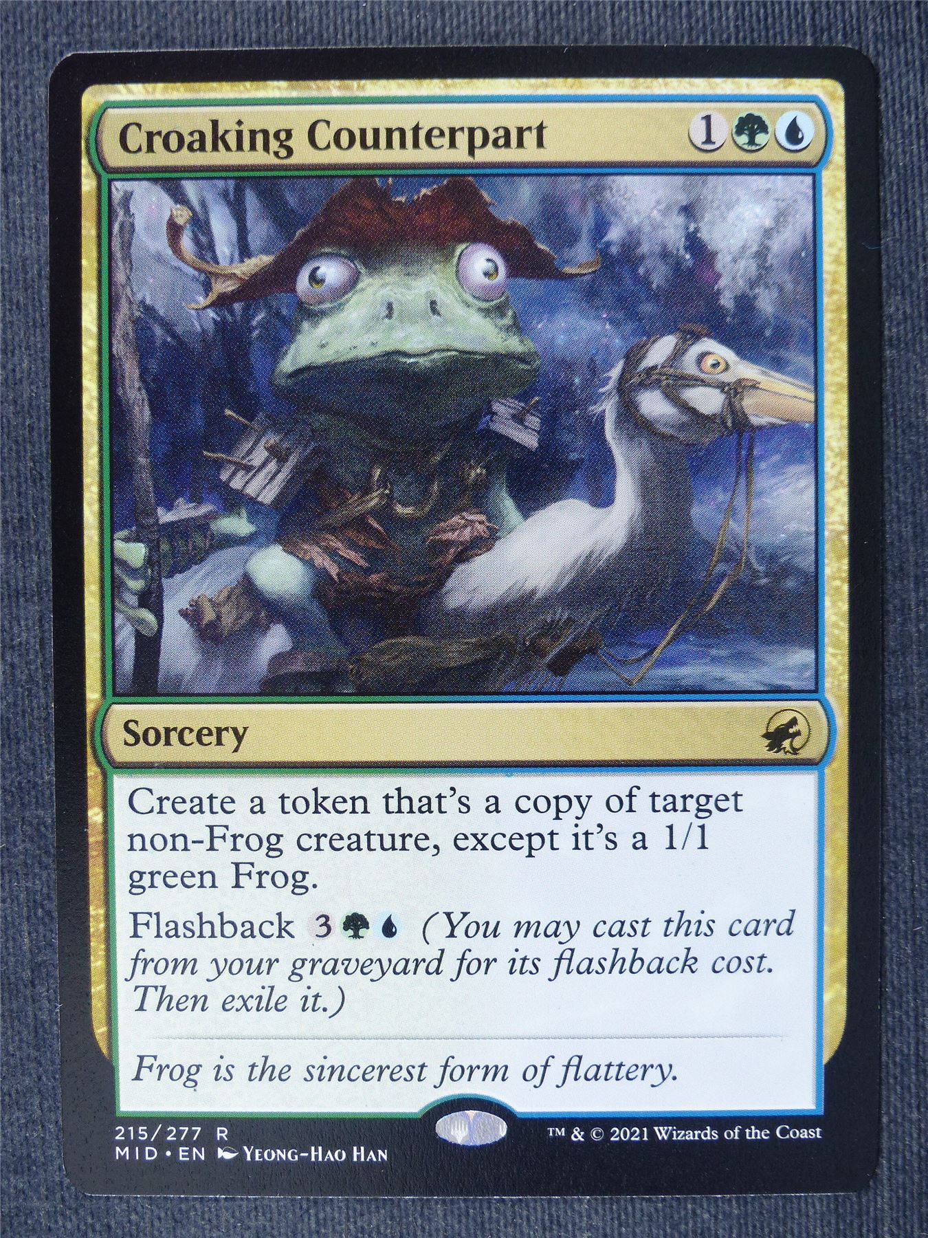 Croaking Counterpart - MID - Mtg Cards #3R7