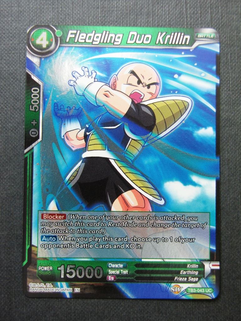 Fledging Duo Krillin UC Foil - Dragon Ball Super Cards #SX