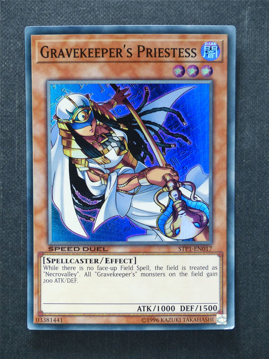 Gravekeeper's Priestess STP1 Super Rare - Yugioh Cards #G