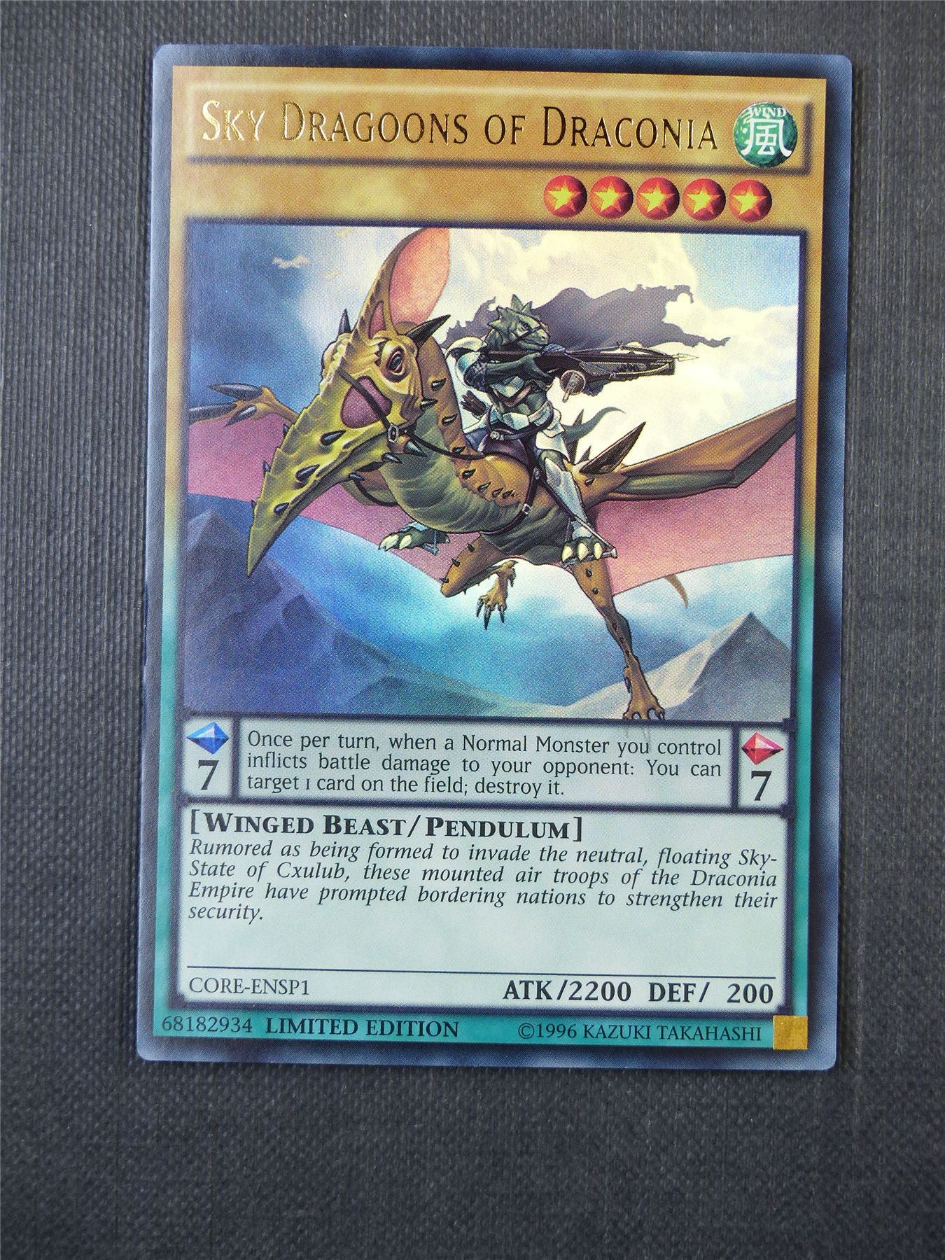 Sky Dragoons of Draconia - Yugioh Card #9LU