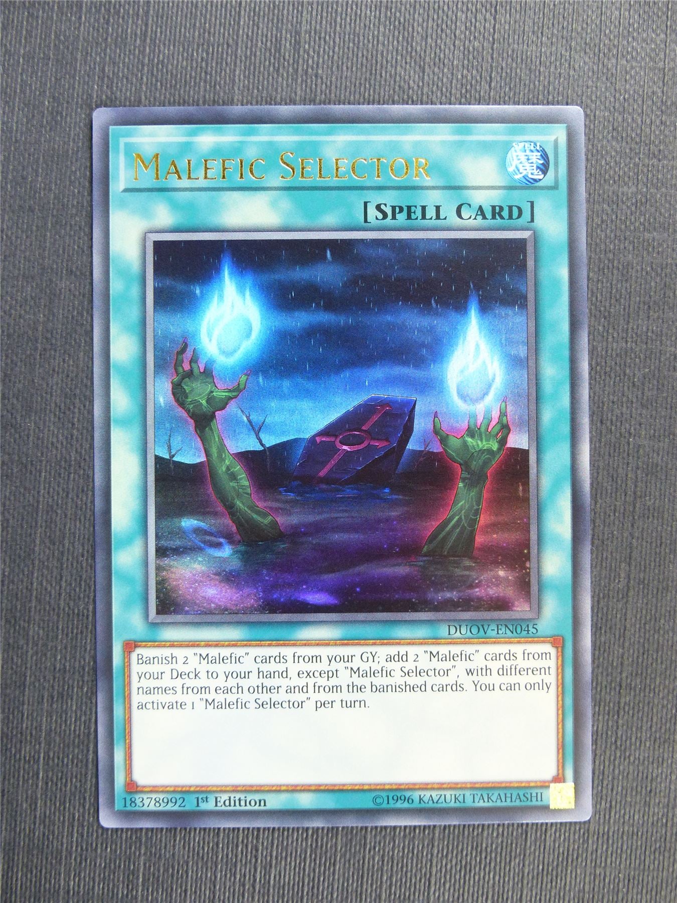 Malefic Selector DUOV Ultra Rare - 1st ed - Yugioh Cards #2WX