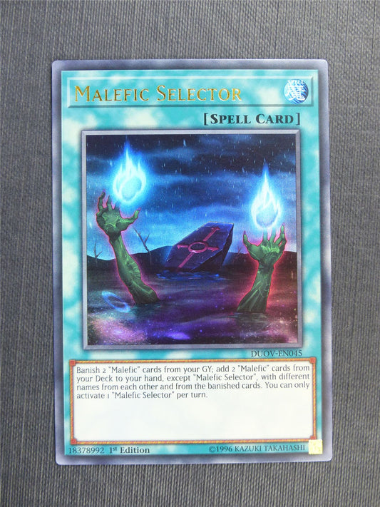 Malefic Selector DUOV Ultra Rare - 1st ed - Yugioh Cards #2WX