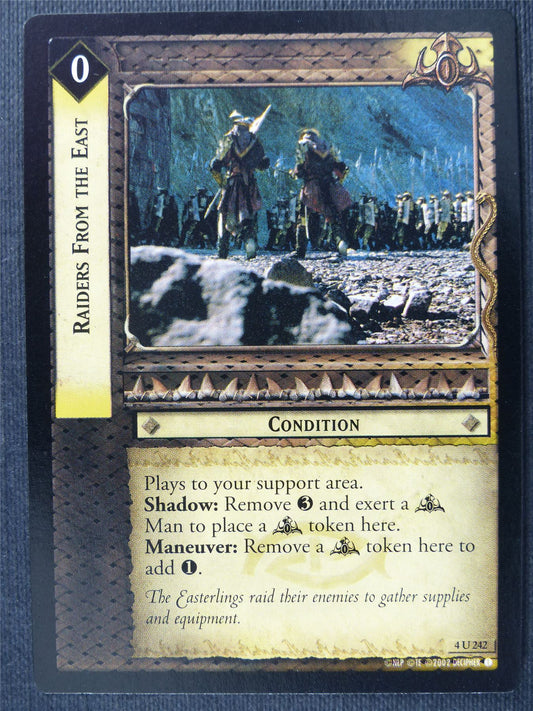 Raiders From the East 4 U 242 - LotR Cards #31X