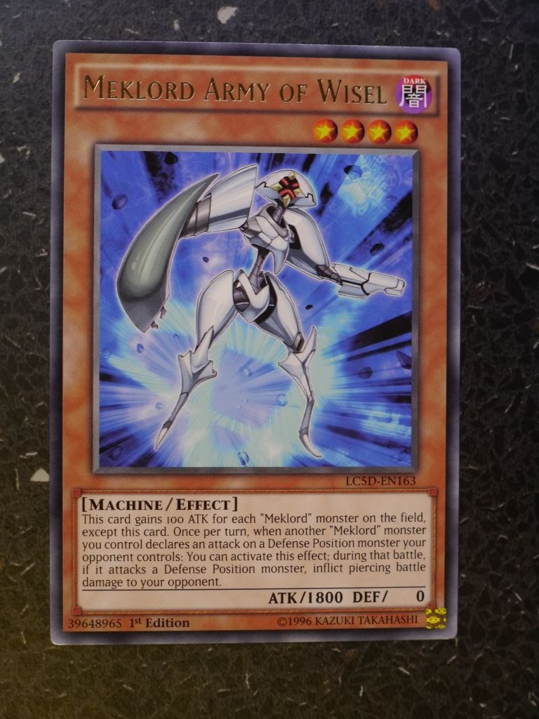 Yugioh Cards: MEKLORD ARMY OF WISEL LC5D RARE # 4B42