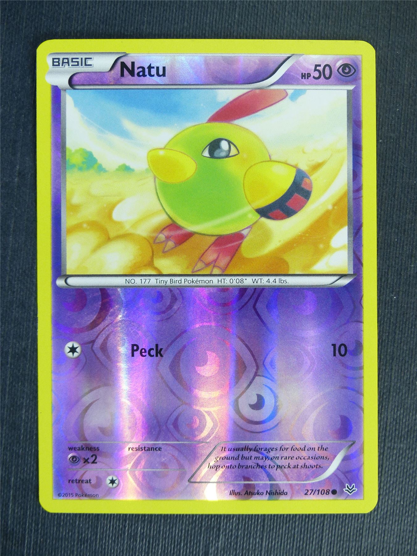 Natu 27/108 Reverse Holo - Pokemon Cards #2HH