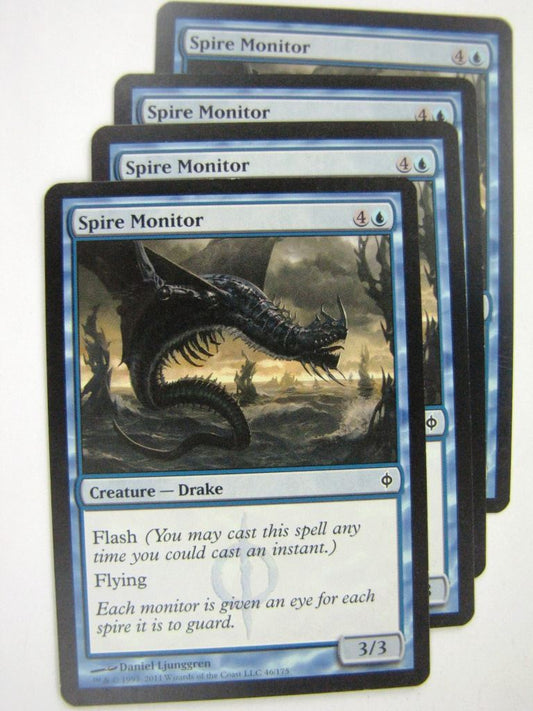 MTG Magic Played Cards: SPIRE MONITOR x4 # 8A76