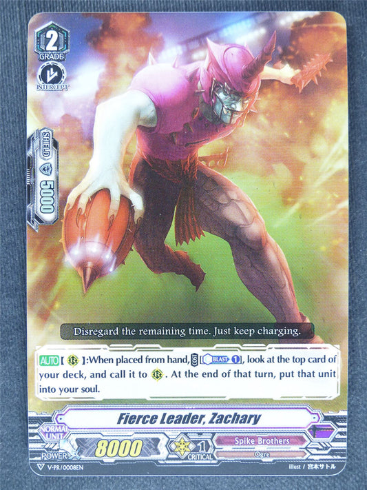 Fierce Leader Zachary V-PR Promo - Vanguard Cards #KD