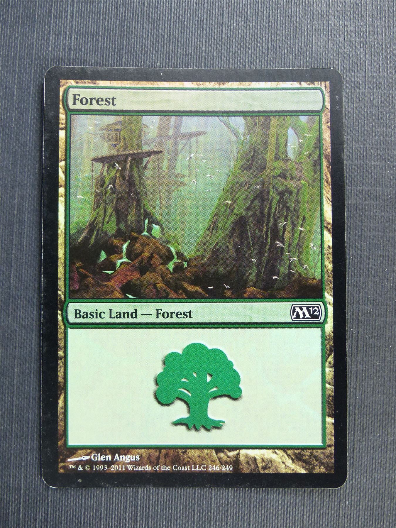 Forest 246/249 Foil - Mtg Magic Cards #52E