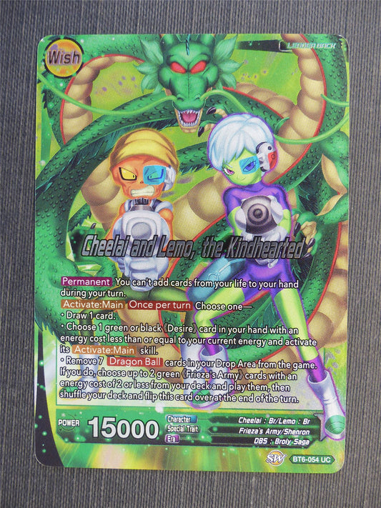 Cheelai and Lemo the Kindhearted Foil - Dragon Ball Super Cards #62E