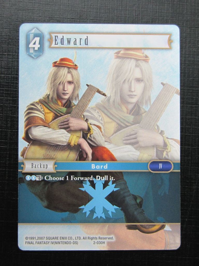 Final Fantasy Cards: EDWARD 2-030H # 28B58