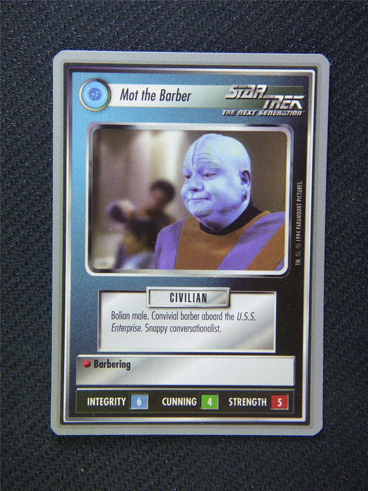 Mot the Barber - Star Trek Silver Border Card Decipher #2BH