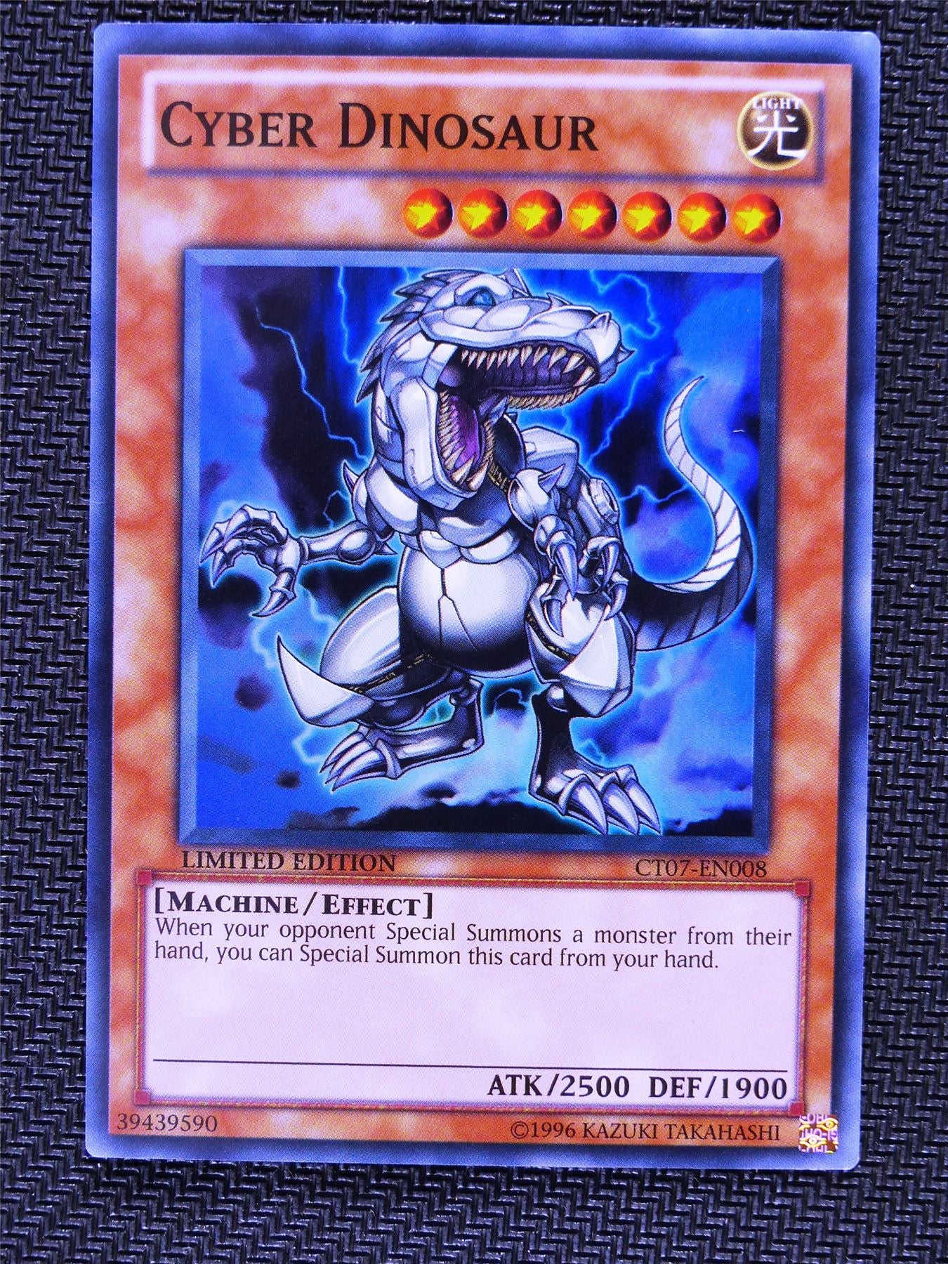 Cyber Dinosaur - CT07  - Super Rare - Yugioh Card # 1B70