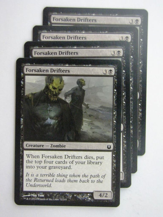 MTG Magic Cards: FORSAKEN DRIFTERS x4 Born of the Gods playset # 24B87