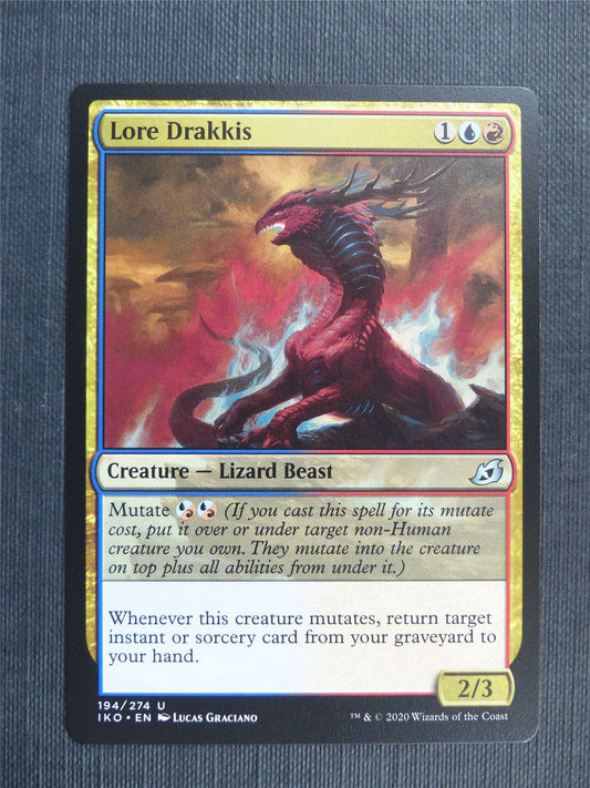 Lore Drakkis - IKO Mtg Card