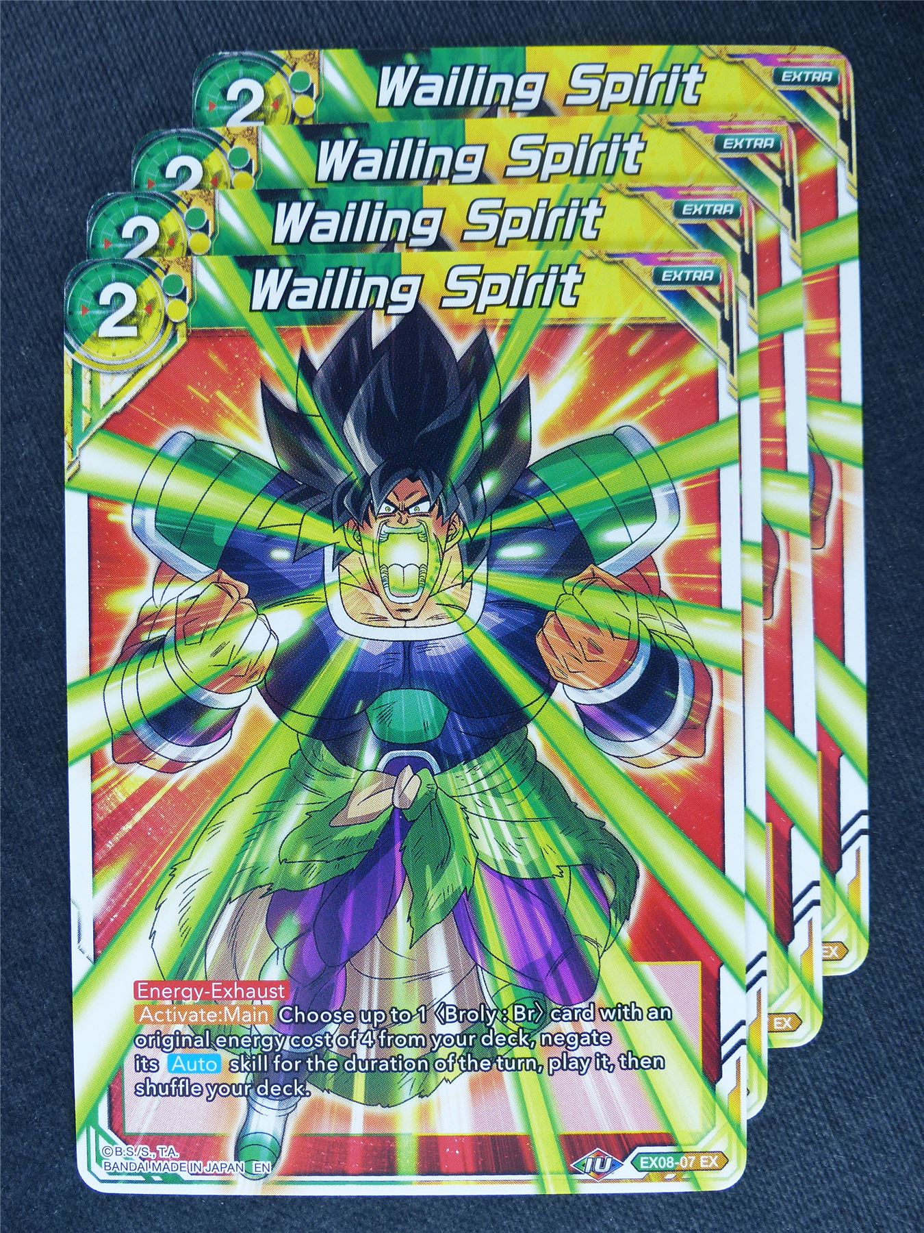 Wailing Spirit x4 - Dragon Ball Super Cards #9N