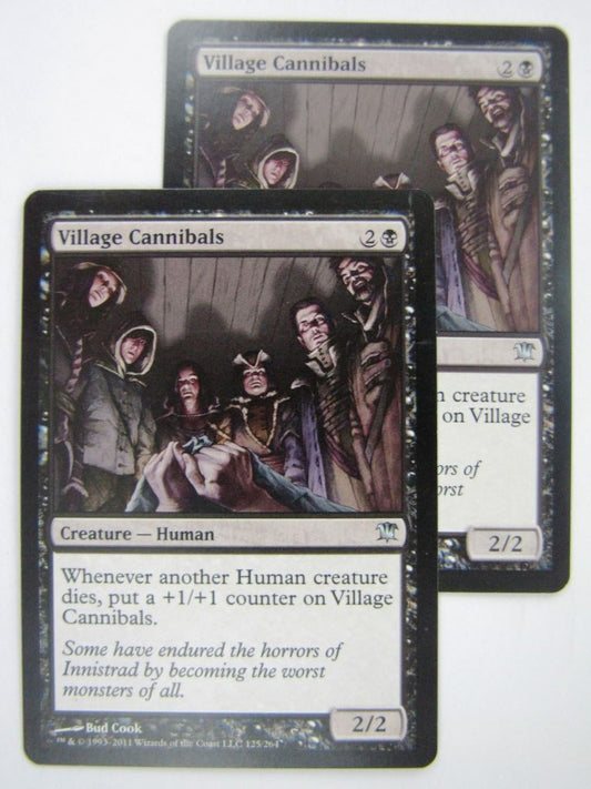 MTG Magic Cards: VILLAGE CANNIBALS x2 # 8G27