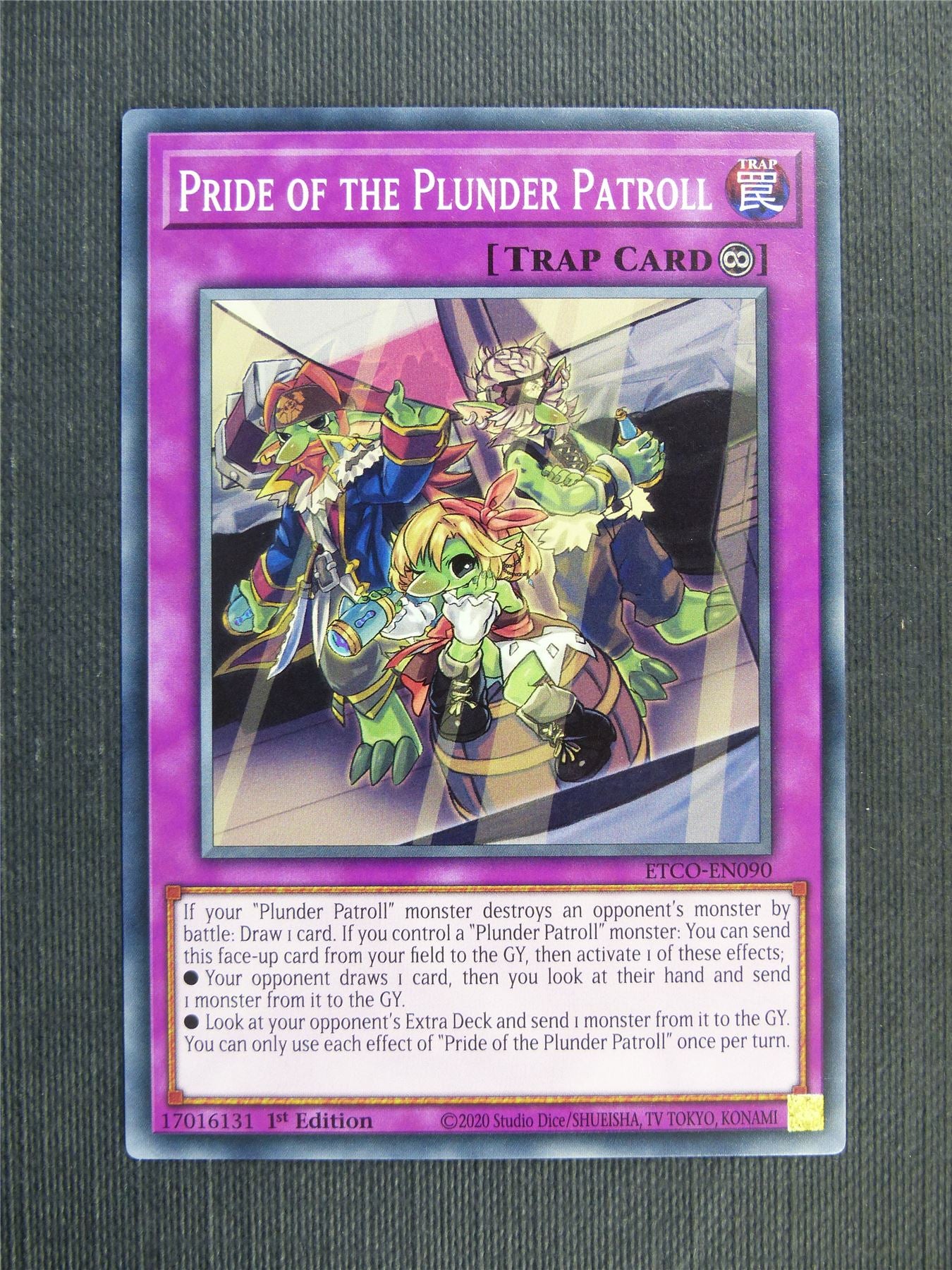 Pride of the Plunder Patroll - ETCO - 1st ed Yugioh Card