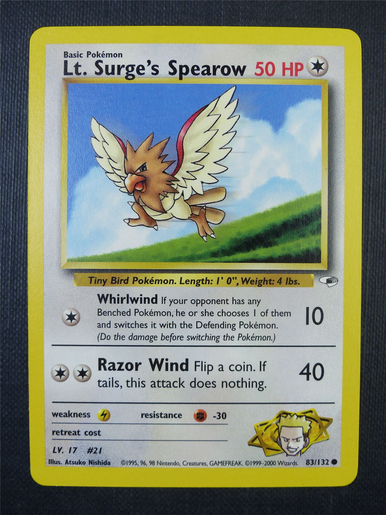 Lt. Surge's Spearow 83/132 - Pokemon Card #7RN