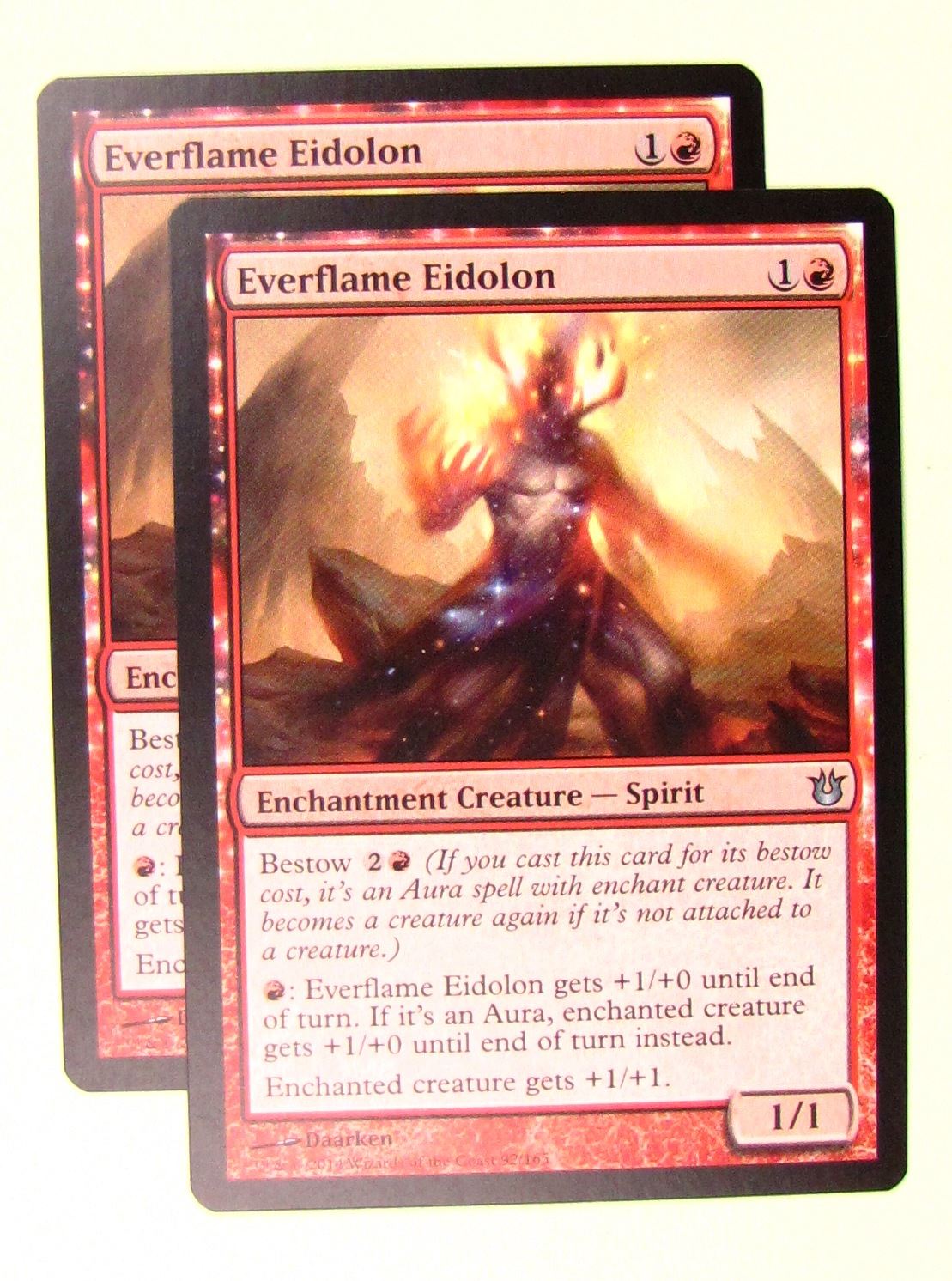 MTG Magic the Gathering Born of the Gods: Everflame Eidolon x2