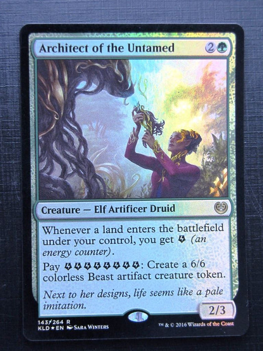 MTG Magic Cards: ARCHITECT OF THE UNTAMED FOIL # 20D58