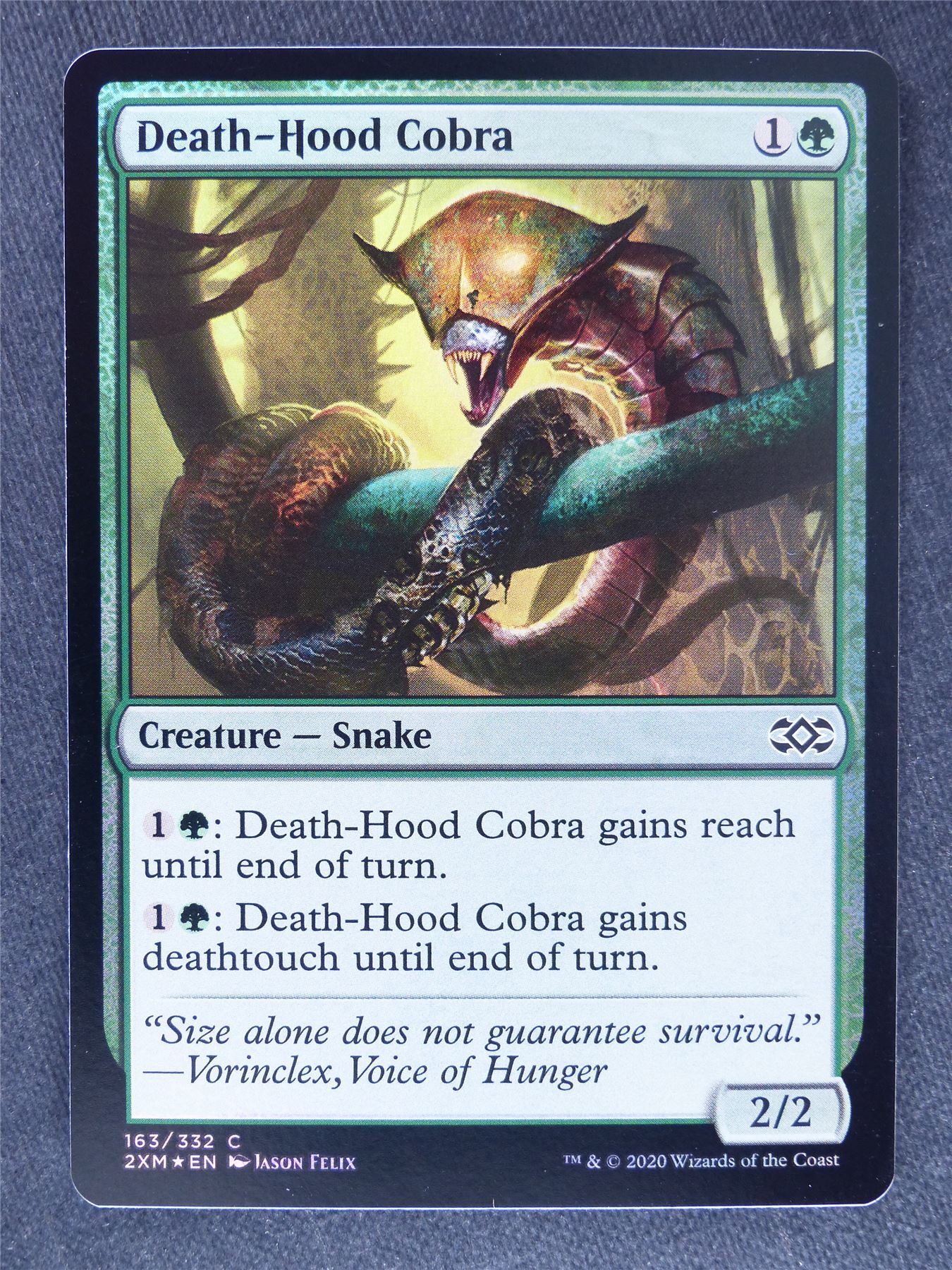 Death-Hood Cobra Foil - Mtg Magic Cards #MC