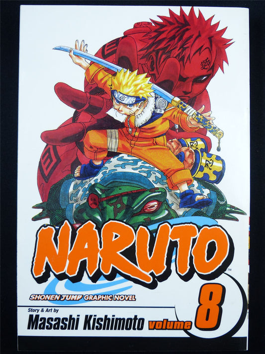 NARUTO Volume 8 - Shonen Jump Viz Manga #3HS