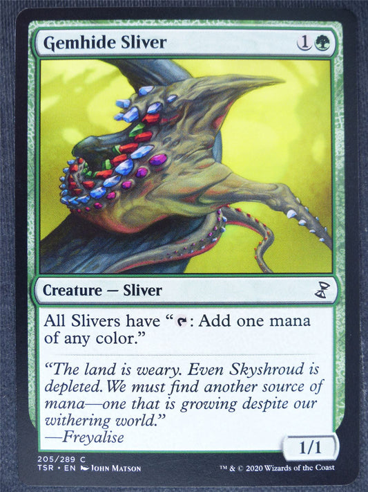 Gemhide Sliver - Remastered - Mtg Magic Cards #U0