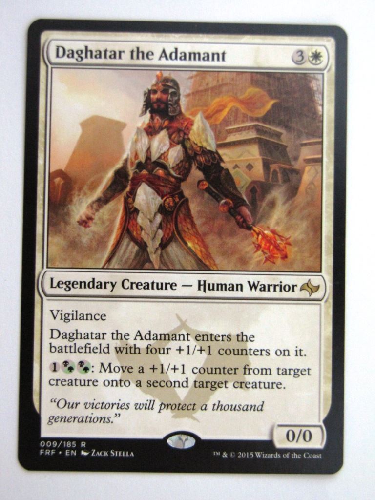 MTG Magic Played Cards: DAGHATAR THE ADAMANT # 26A40