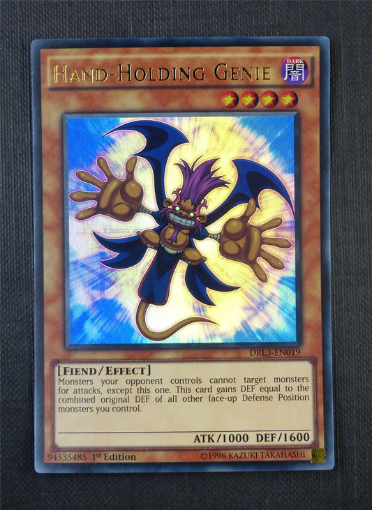 Hand Holding Genie DRL3 1st Ed - Ultra Rare - Yugioh Card #7DS