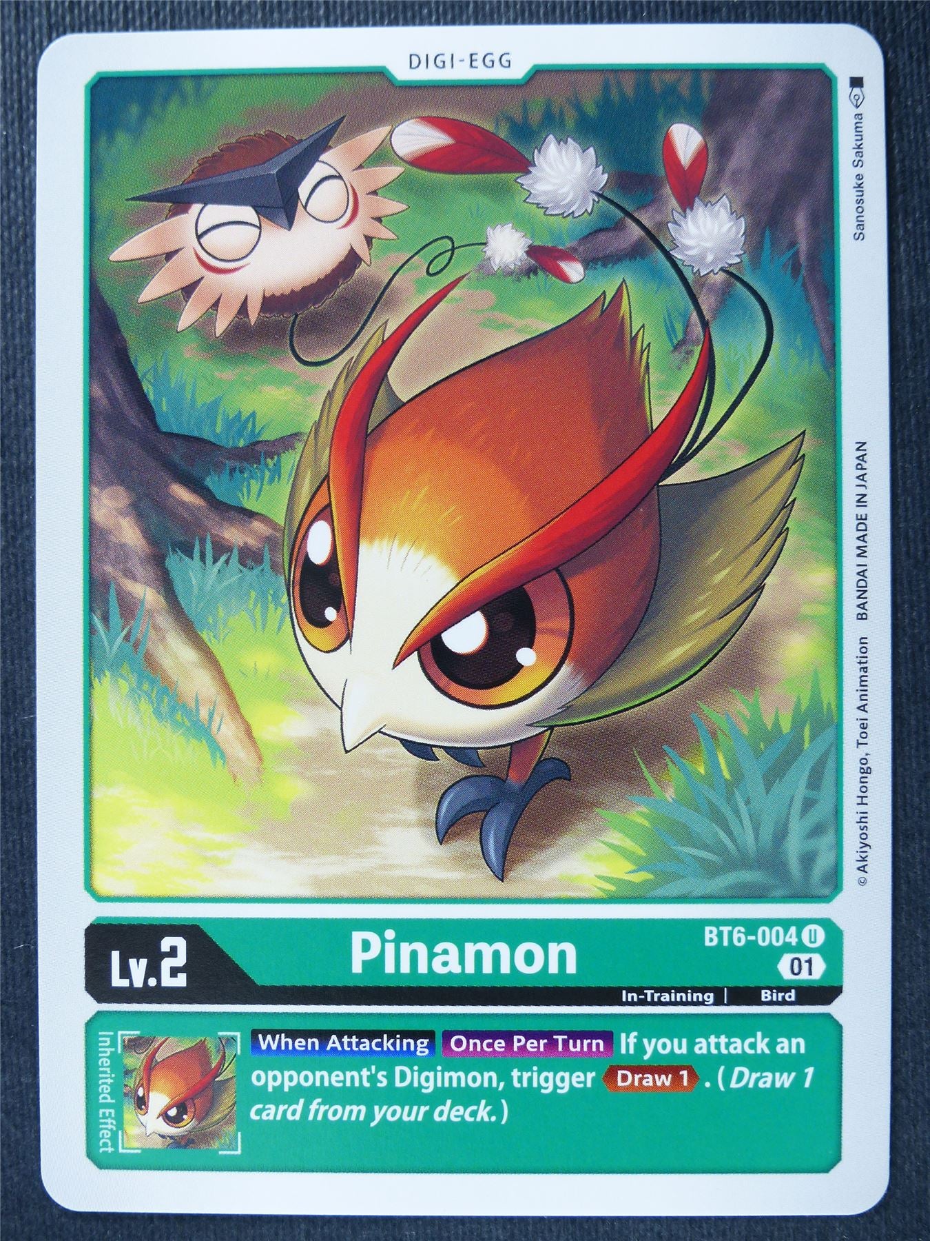 Pinamon BT6-004 U - Digimon Card #4JT